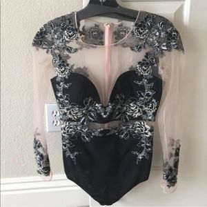 La perla paint body suit